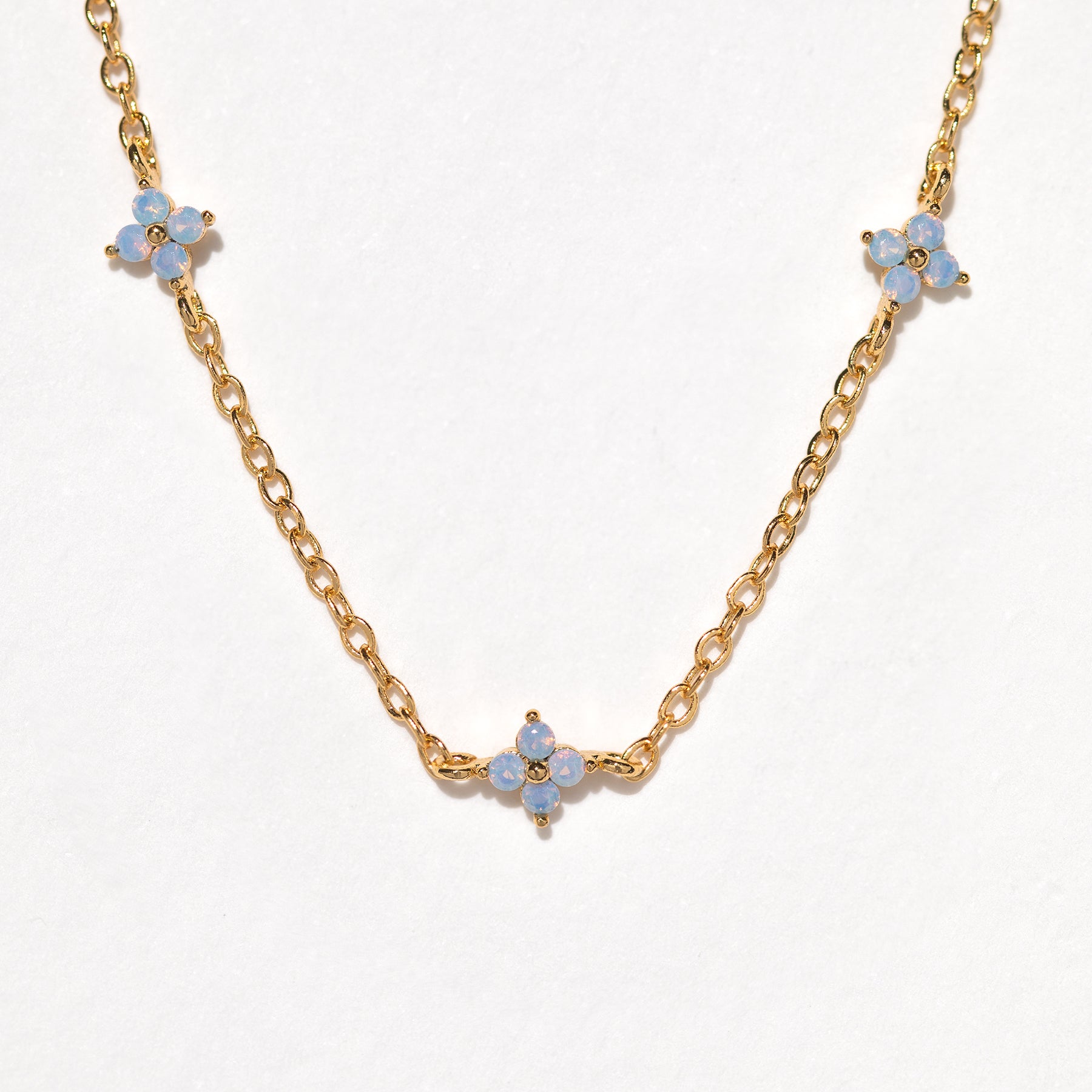 Blue Blossom Love Anklet
