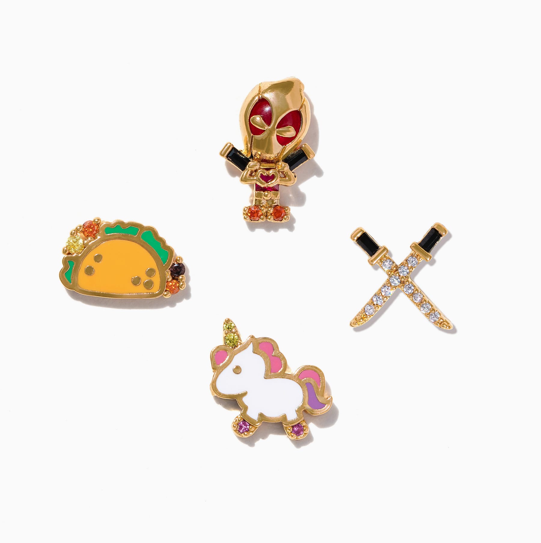 Marvel's Deadpool Earring Set