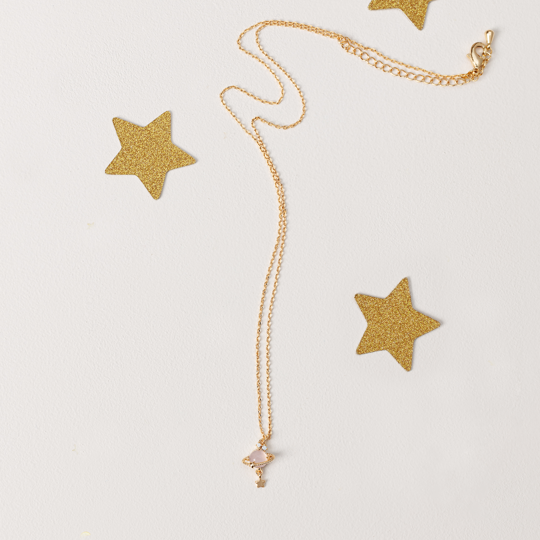 Pink Jupiter Necklace