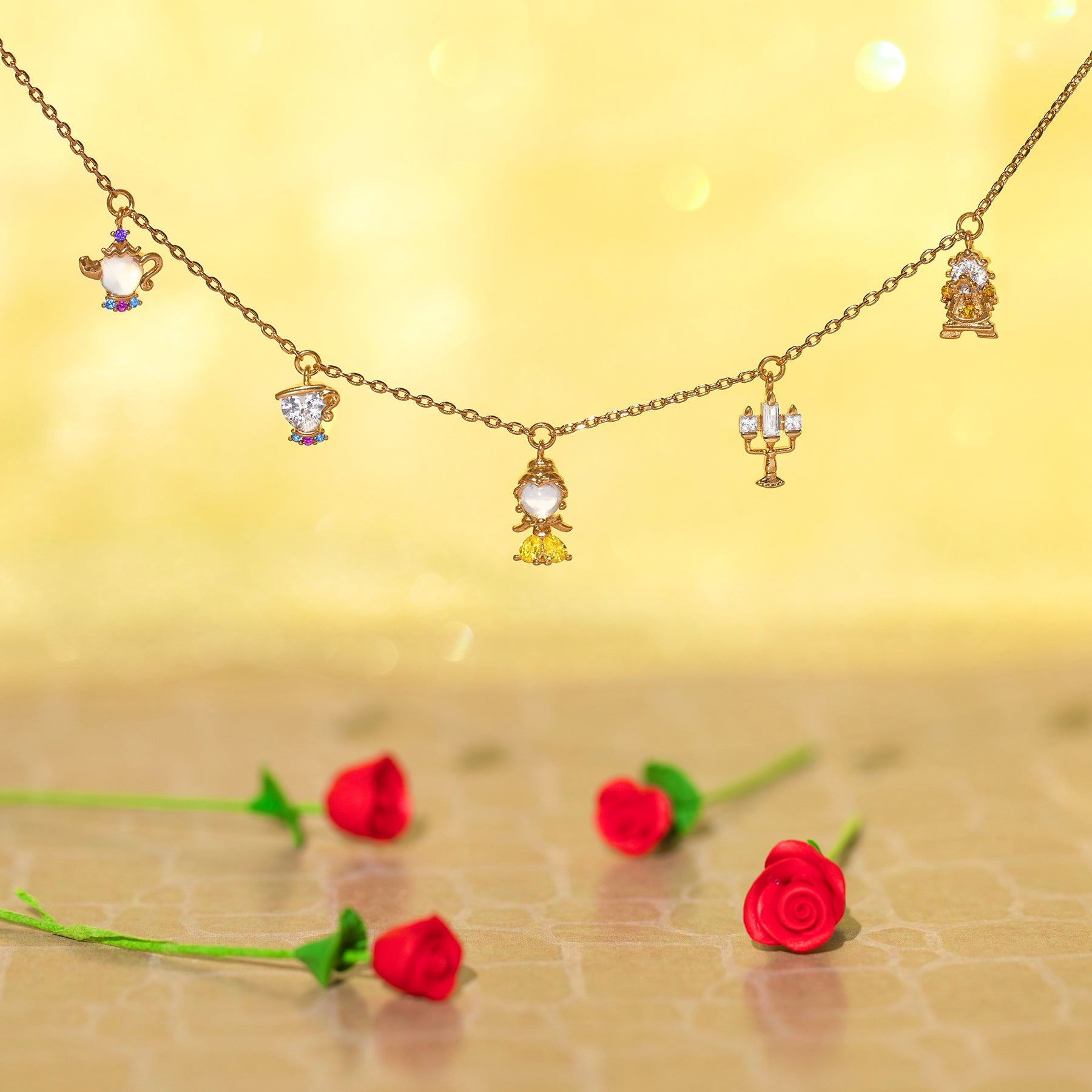 Disney Beauty & The Beast Necklace