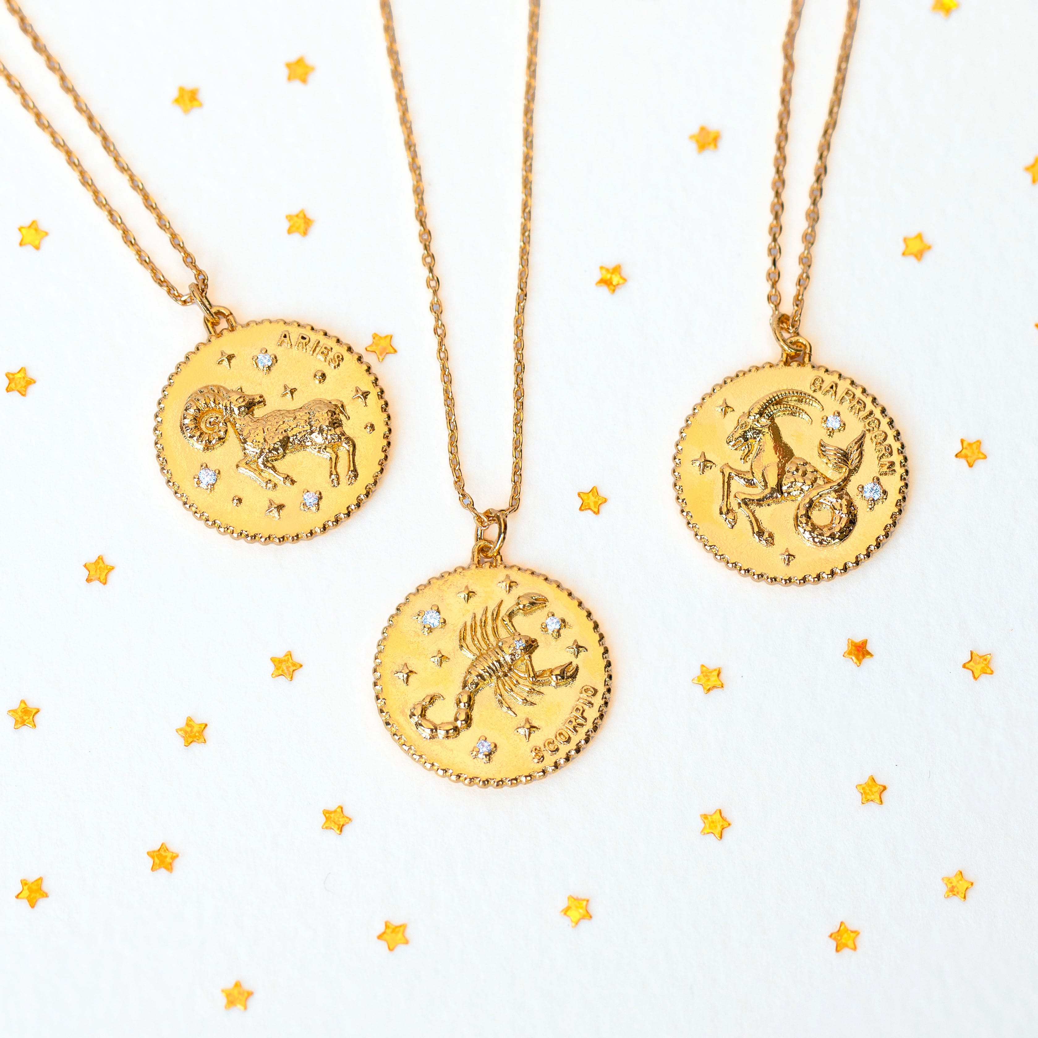 Zodiac Pendant Necklace
