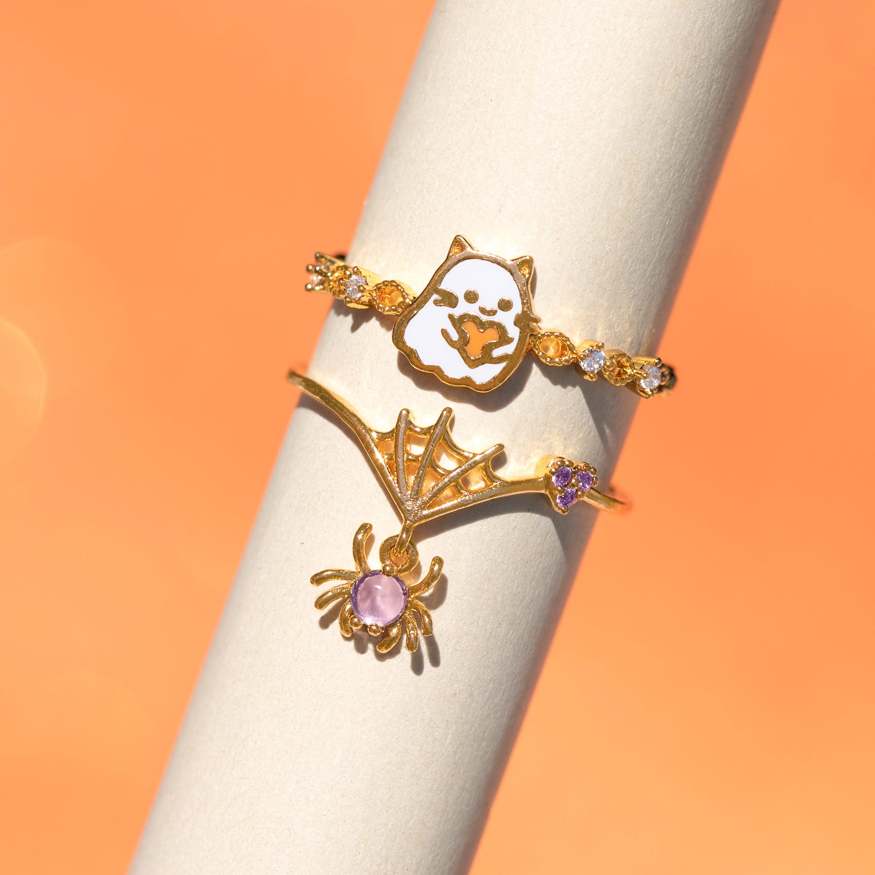 Web of Love Dangle Ring