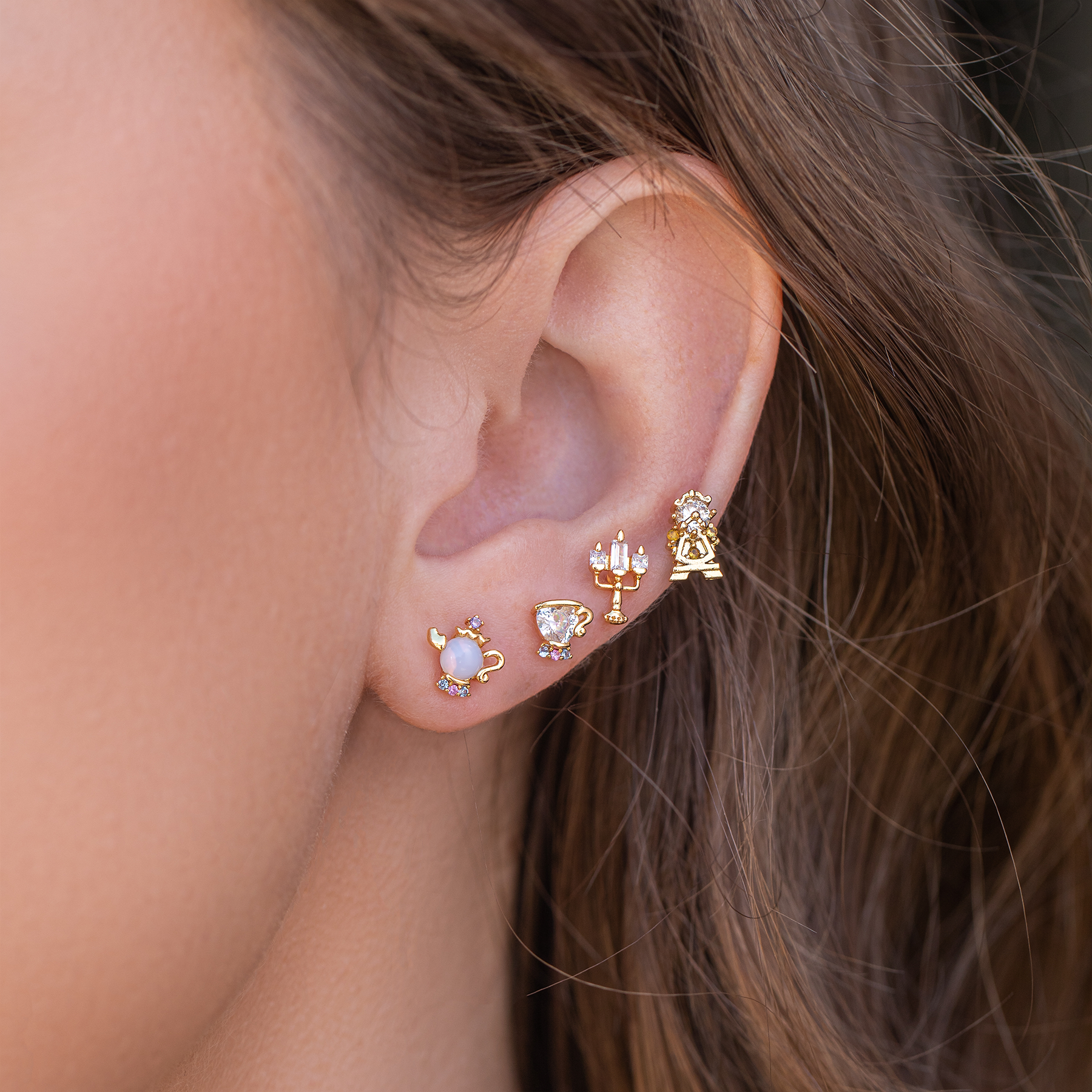 Disney Princess Be Our Guest Earring Set
