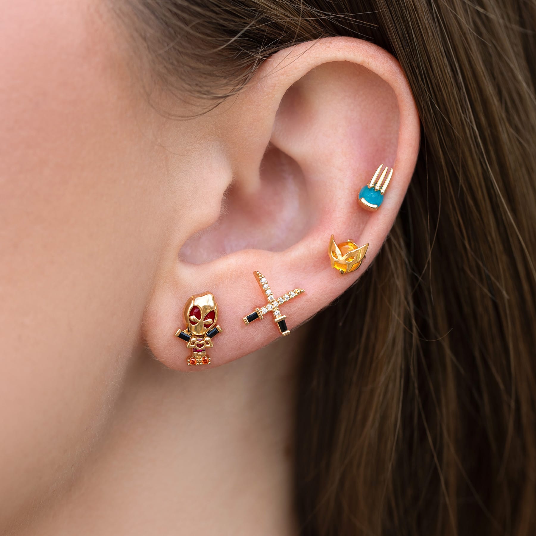 Marvel Studios X-Men '97 Wolverine Earrings