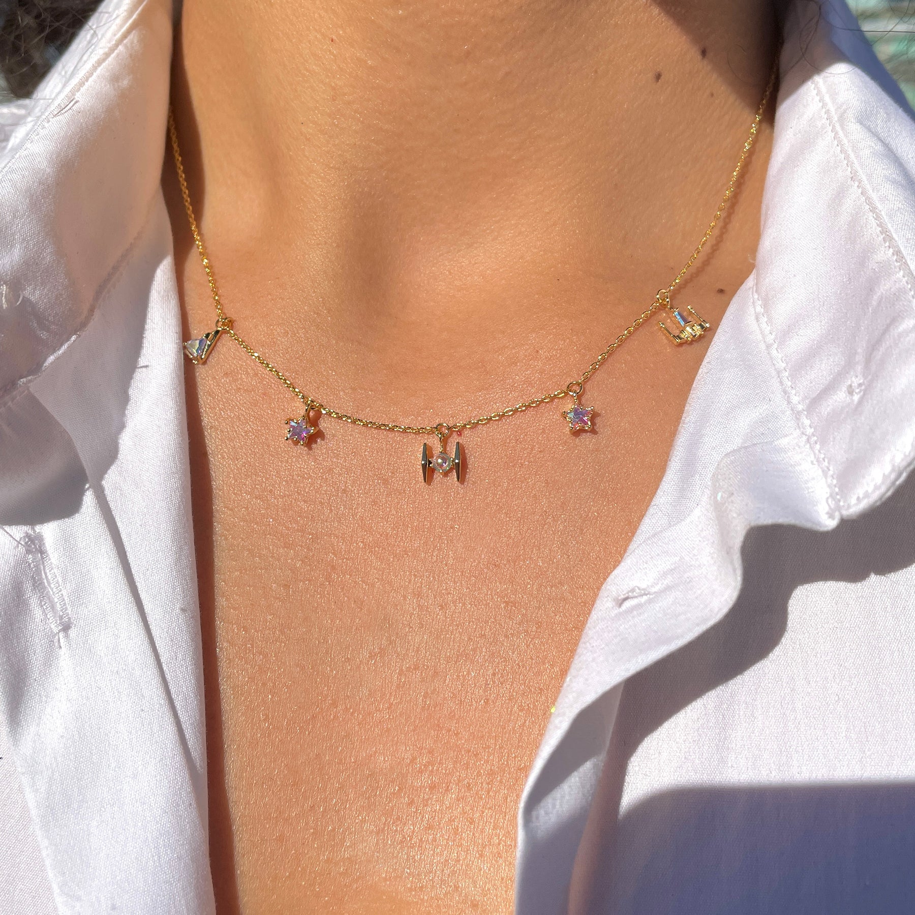 Star Wars™ Starfighter Charm Necklace