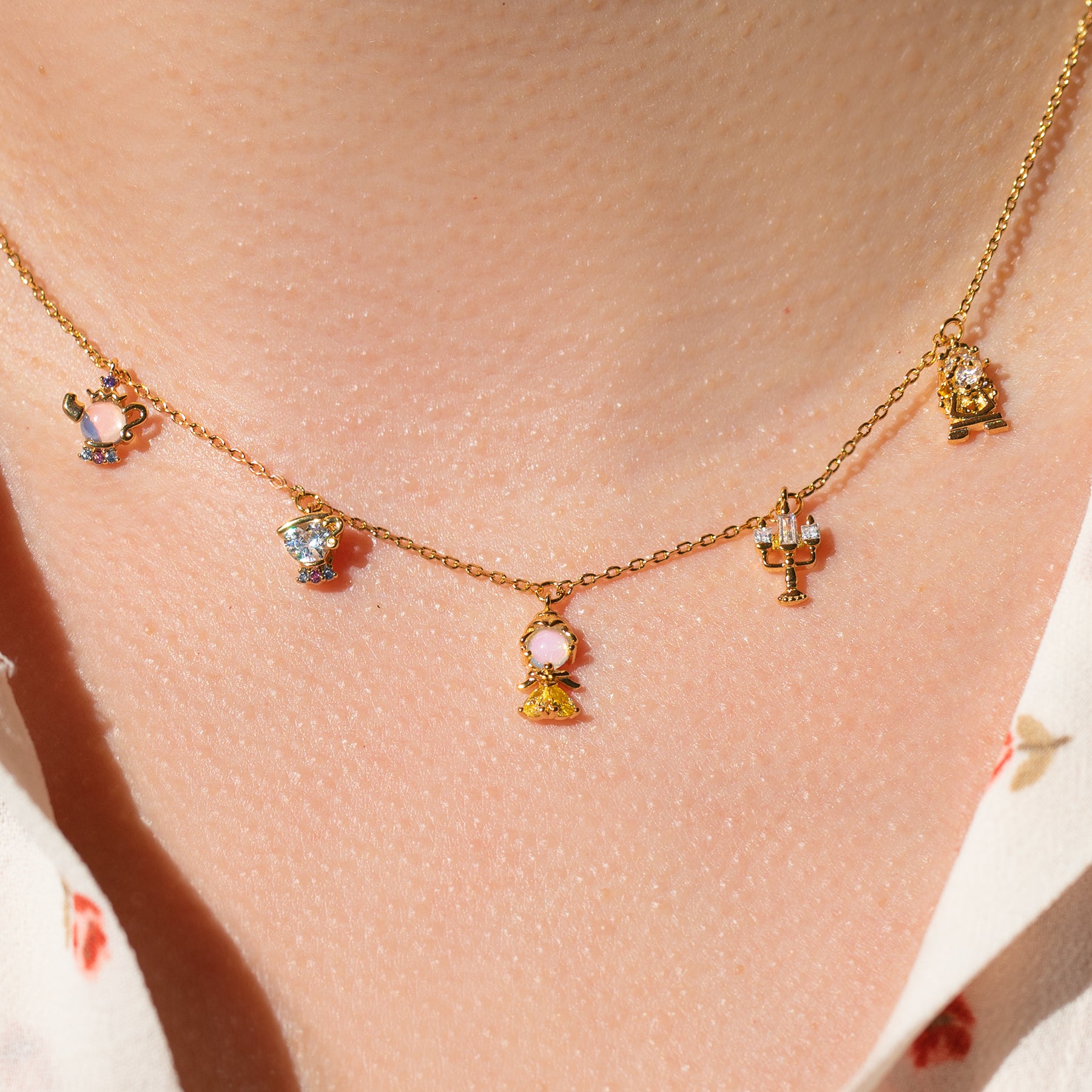 Disney Beauty & The Beast Necklace